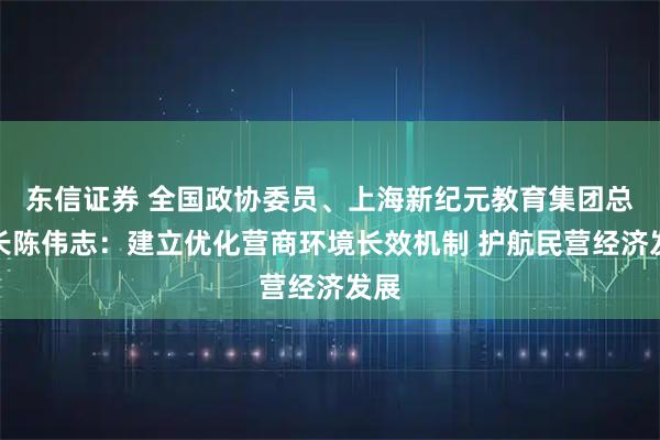 东信证券 全国政协委员、上海新纪元教育集团总校长陈伟志：建立优化营商环境长效机制 护航民营经济发展
